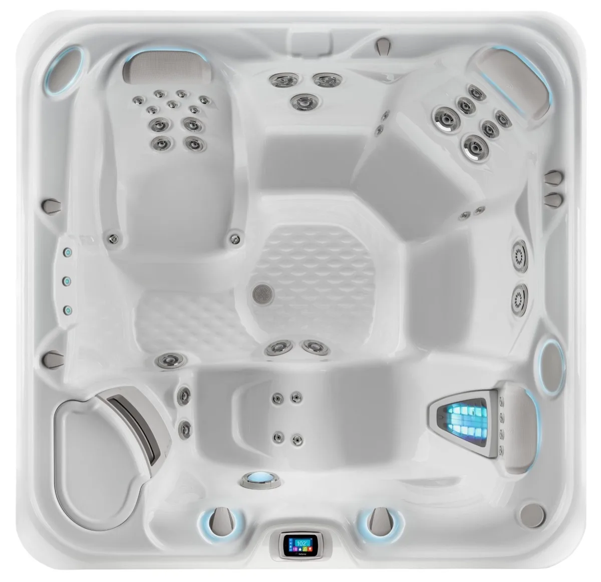 HotSpring Spas ENVOY — Whirlpool-Schale von oben, Herstellerbild