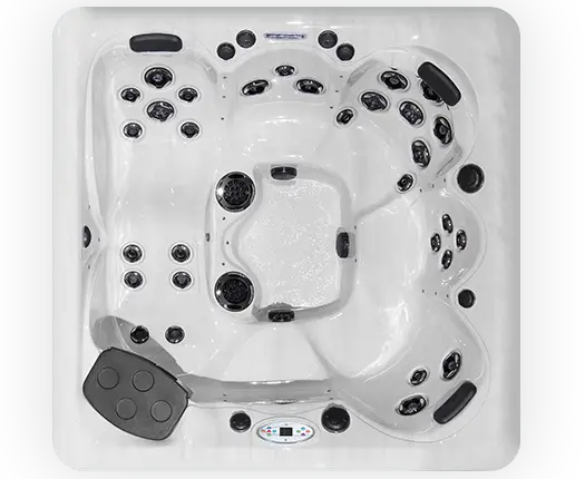 Master Spas TS 7.2 — Whirlpool-Schale von oben, Herstellerbild