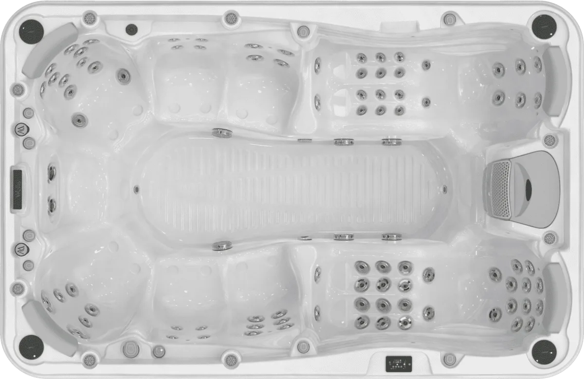 Wellis Olympus — Whirlpool-Schale von oben, Herstellerbild